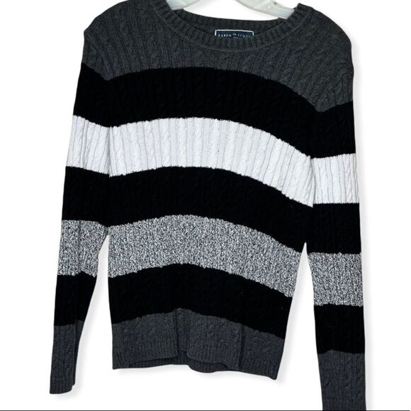 Karen Scott‎ Striped Sweater - Picture 1 of 6